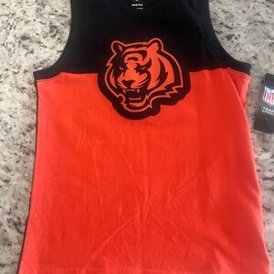 Bengals sleeveless shirt size 10/12